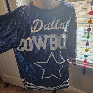 Dallas Cowboys sequin shirt